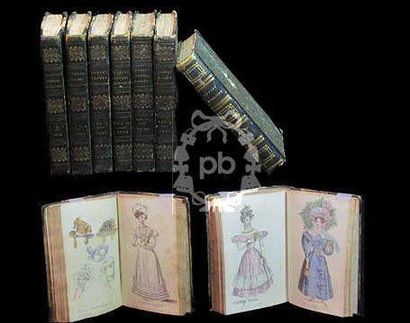 null "THE LADIES' POCKET MAGAZINE" Vol. I (1826) (12 gravures aquarellées + 5 gravures...