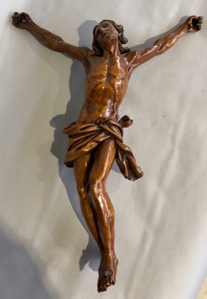 null RELIGION

Christ en bois fruitier sculpté et patiné

Sans sa Croix

H.49,5 cm

Nous...