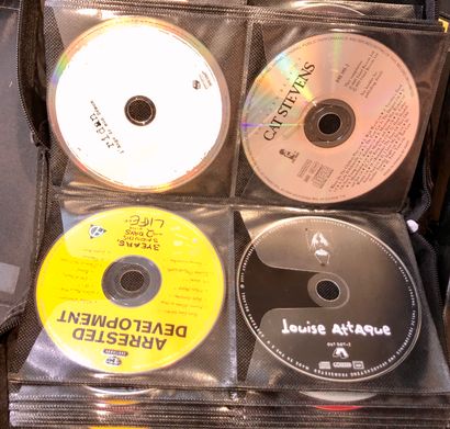 null Important lot 

-de CD (environ 1000) sans leurs boites (en une quinzaine de...