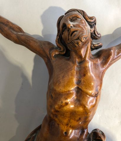 null RELIGION

Christ en bois fruitier sculpté et patiné

Sans sa Croix

H.49,5 cm

Nous...