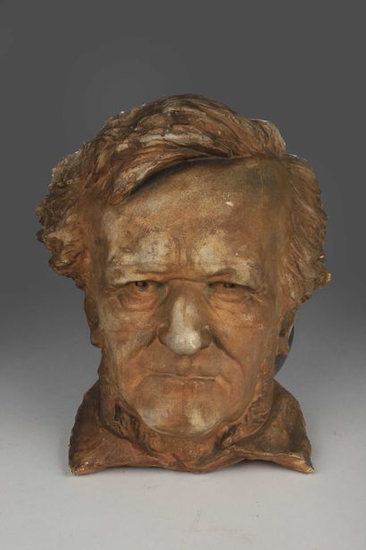 null Par Augusto Benvenuti (1839 - 1899)

Moulage en plâtre du visage de Wagner Richard,...