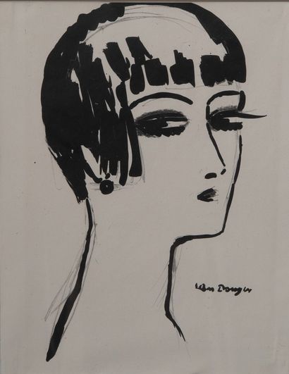 null Kees VAN DONGEN (1877 - 1968)



Short hair. 1924



Lithograph on chine with...