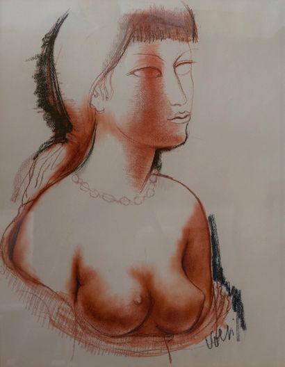 null Antoniucci VOLTI (1915-1989)

Jeune femme nue en buste

Pierre noire et sanguine...