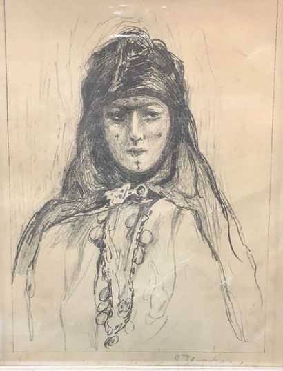 null Ecole orientaliste

Fantasia et portrait de femme 

2 estampes sur papier signées...