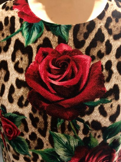 null Dolce Gabanna

Robe en lainage imprimé léopard et roses rouges, T.46 italien...
