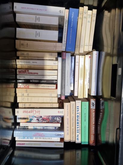 null LIVRES

Lot de livres brochés , essentiellement littérature et Dictionnaire...