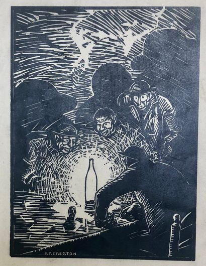 null Georges LEPAPE (1887 - 1971)

Projet de Menu illustré de personnages de théâtre...
