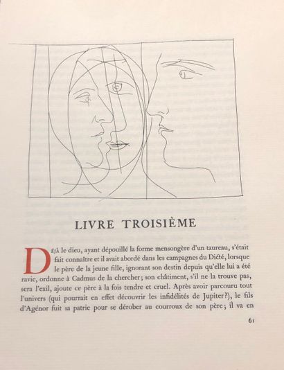null Les métamorphoses d'Ovide illustrées par Pablo PICASSO

Volume In-4, chemise...