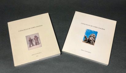 CATALOGUES. — 2 catalogues de Serge Plan...