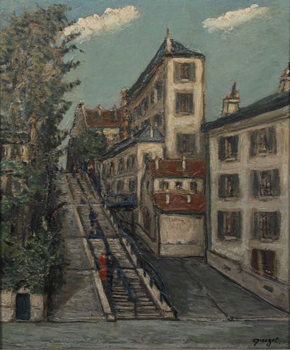 null Alphonse QUIZET (1885 - 1955)

Les escaliers de la rue Paul Albert à Montmartre

Huile...