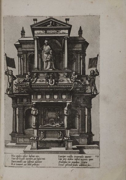 null [16th century book]. VREDEMAN DE VRIES (Hans). Pictores, statuarii, ar-chitecturi,...