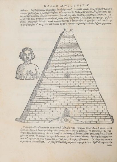 null [Livre du XVIe siècle]. SERLIO (Sebastiano). Libro primo [-quinto] d’architettura...