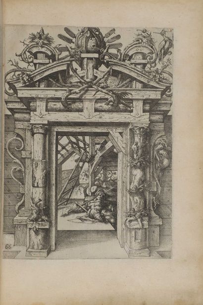 null [Livre du XVIe siècle]. DIETTERLIN (Wendel). Architectura, von Ausstheilung,...