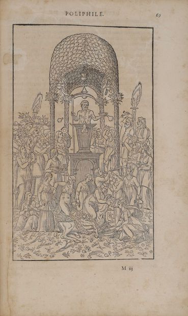 null [Book of the XVIth century]. COLONNA (Francesco). Hypnerotomachy, or Discourse...