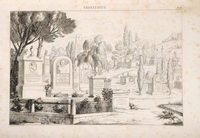 null NORMAND (Louis Marie). Funerary monuments selected from the cemeteries of Paris...