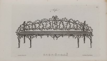 null [Mobilier]. [WRIGHTE (William)]. Ideas for Rustic Furniture, proper for Garden...