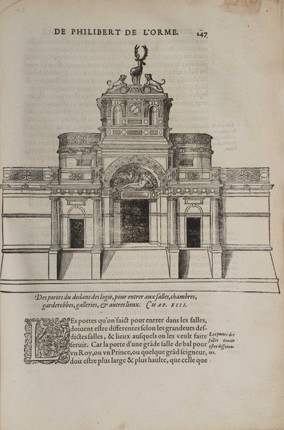null [Book of the XVIth century]. DELORME (Philibert). Le premier tome de l'architecture...