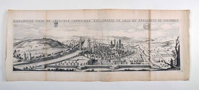 null [Gravure]. [Topographie]. [Grenoble]. L’ancienne ville de Grenoble cappitalle...