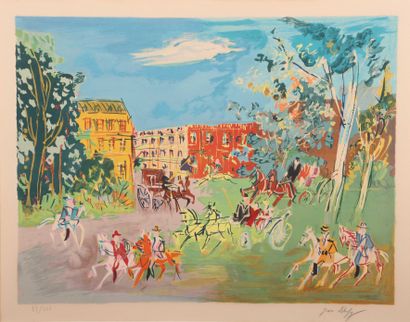 null Jean DUFY (1888-1964)

The Bois de Boulogne. c.1950.

Lithograph in colors on...
