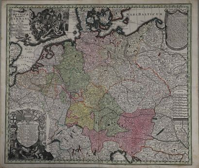 null [Carte géographique] [Saint-Empire]. Imperium romano-germanicum in suos circulos...