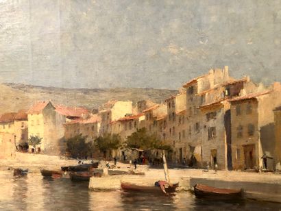 null Octave GALLIAN (1855- v. 1905)
Le port de Cassis, Bouches du Rhône
Huile sur...