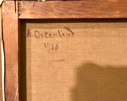 null Anders OSTERLIND (1887-1960)
Temps d'orage, Hyères?
Huile sur toile, signée...