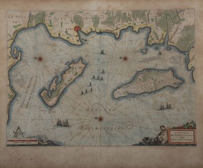 null [Carte géographique]. [Îles]. Insulae Divi Martini et Uliarus, vulgo d’Isle...
