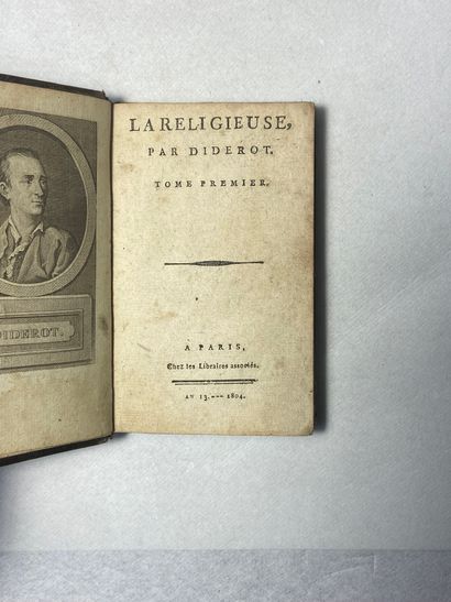 null Diderot La religieuse. Édité à Paris chez les Libraires associés en 1804 (An...
