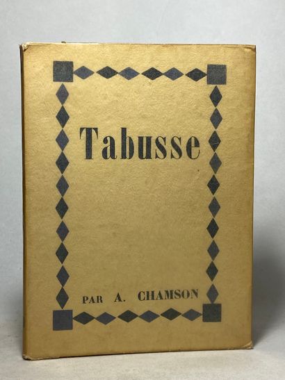 null Chamson, André Tabusse, la fète et le char. Édité à Paris aux Éditions des cahiers...