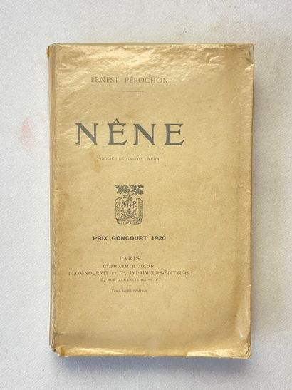 null Pérochon, Ernest Nêne. Édité à Paris chez Plon-Nourrit et Cie en 1920. In-8...