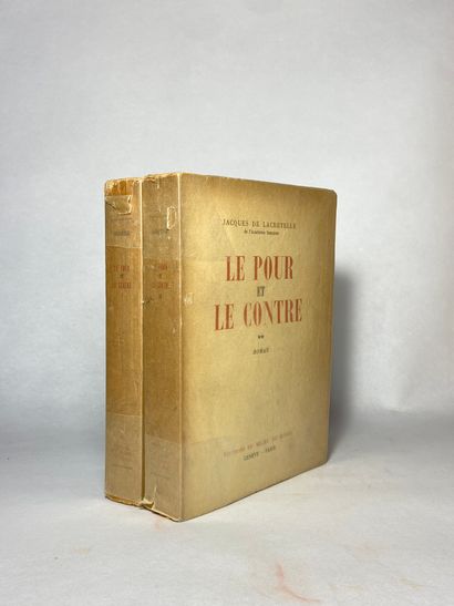 null De Lacretelle, Jacques Le pour et le contre. Édité à Genève aux Éditions du...