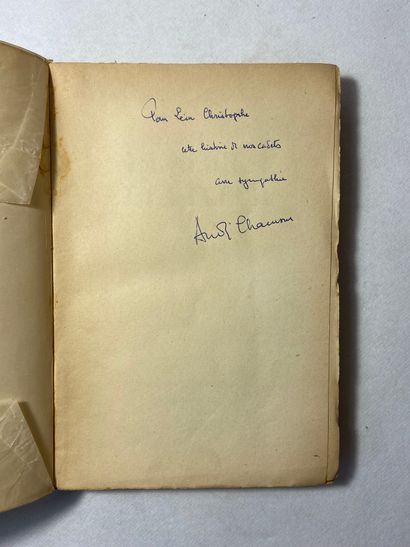 null Chamson, André La neige et la fleur. Édité à Paris chez Gallimard en 1951. In-8...