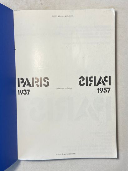 null COLLECTIF Paris 1937 - Paris 1957. Édité en France au centre Georges Pompidou...