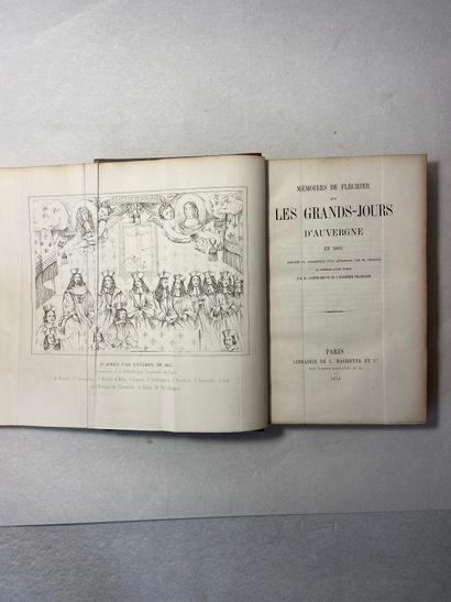 null Fléchier, Chéruel Mémoires de Fléchier sur les grands-jours d'Auvergne en 1665....