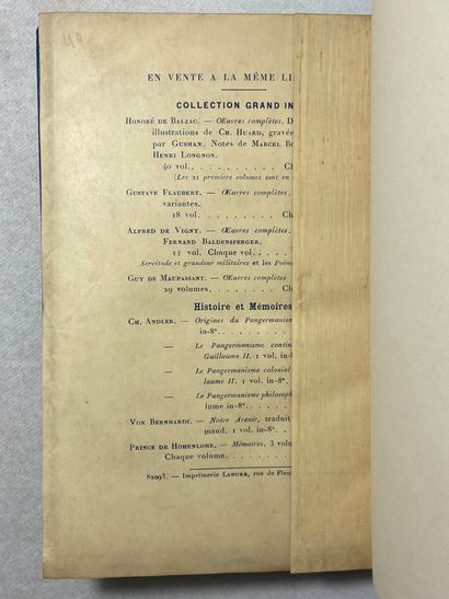 null Barthou, Louis Les amours d'un poète. Édité à Paris chez Louis Conard en 1919....