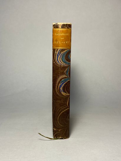 null Maupassant Bel-Ami. Published in Paris by Victor-Havard in 1885. In-12 with...