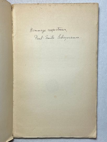 null Schazmann, Paul-Émile Bibliographie des œuvres de Mme Staël. Édité à Paris aux...