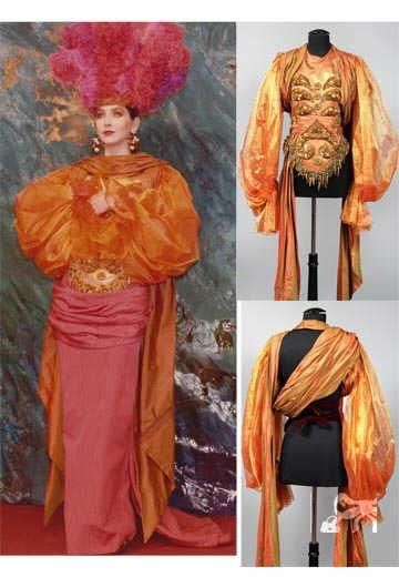 Jean PATOU Haute Couture par Christian LACROIX (automne-hiver 1985/86) Modèle "1000"...