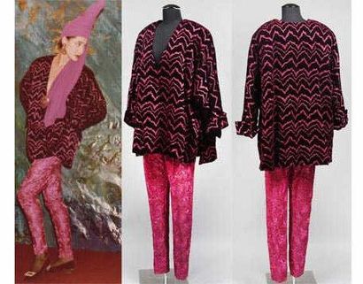 Jean PATOU Haute Couture par Christian LACROIX (automne-hiver 1985/86) Modèle "VANITY...