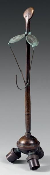 null L'africaine, 1965 Bronze, cire perdue. Signée sous la base. 36 x 7 x 9 cm. Pièce...