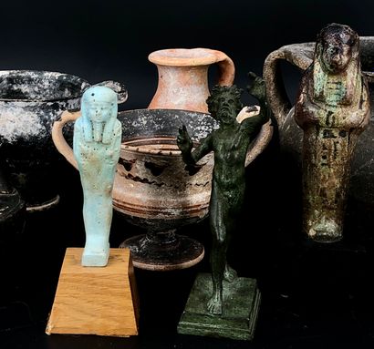 null MINERAUX/EGYPTE - ROME- GRECE
Ensemble de menus objets archéologiques fragmentaires...
