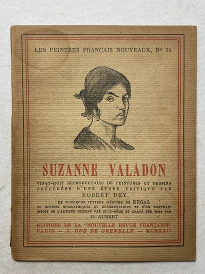  COLLECTIF - Suzanne Valadon. Édité par la Librairie Gallimard en 1922. In-12 broché.... Gazette Drouot