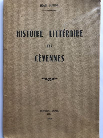 Susini, Jean. Histoire Littéraire des Cévennes....