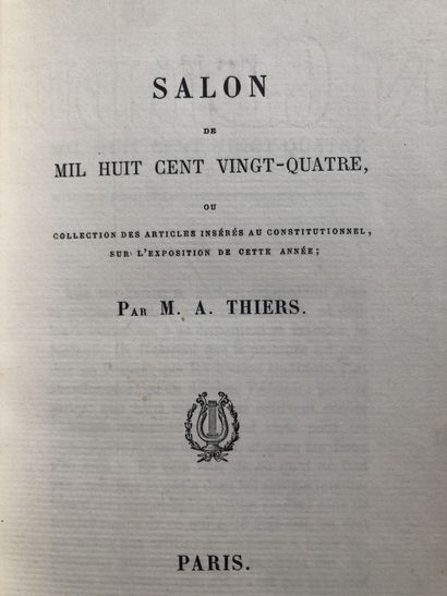 Thiers, M. A. Salon de mil huit cent vingt-quatre,...