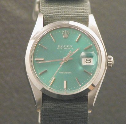 ROLEX OYSTER PRECISION Réf : 6694 vers 1977 Montre-bracelet en acier, boîtier tonneau,...