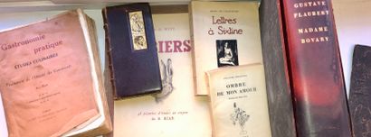 null DIVERS 
Un ensemble de livres reliés et brochés : 
- FLAUBERT, Madame Bovary,...