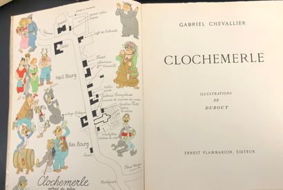 null Ensemble comprenant:
-Gabriel CHEVALLIER - DUBOUT
Clochemerle
Illustrations...