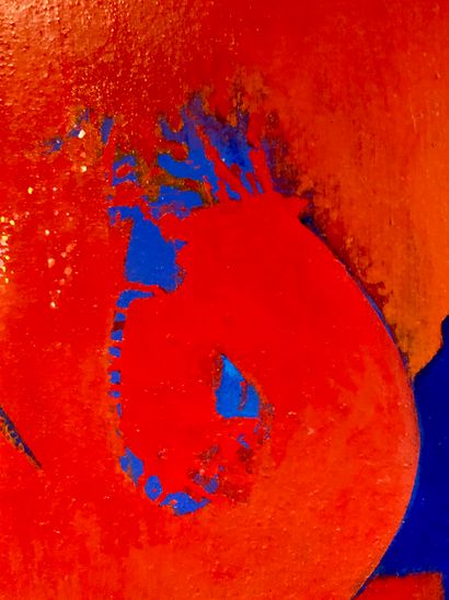 null Philippe DEVE (1937-2012)
Composition rouge, jaune et blue
Acrylique sur panneau...