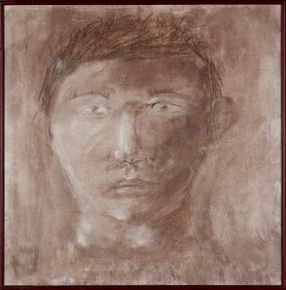 null Travail anonyme du Xxème siècle
Portrait d'homme
Env 50 x 50 cm
