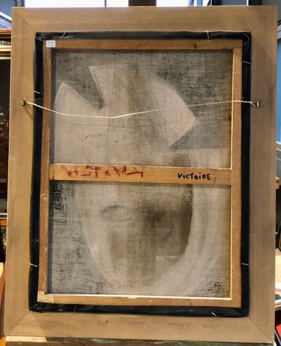 null Eska KAYSER (1936-)
Le masque ou Victoire
Toile, signée en bas vers la droite,...